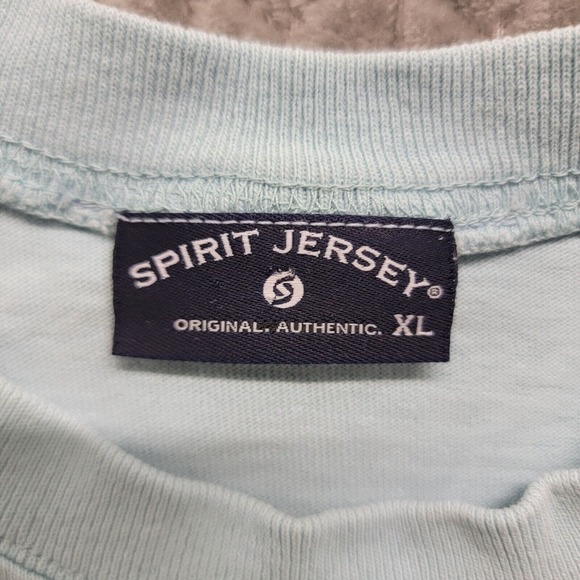 Spirit Jersey Ko Olina Hawaii Long‎ Sleeve Shirt Oversized Unisex XL Light Blue - Picture 2 of 10